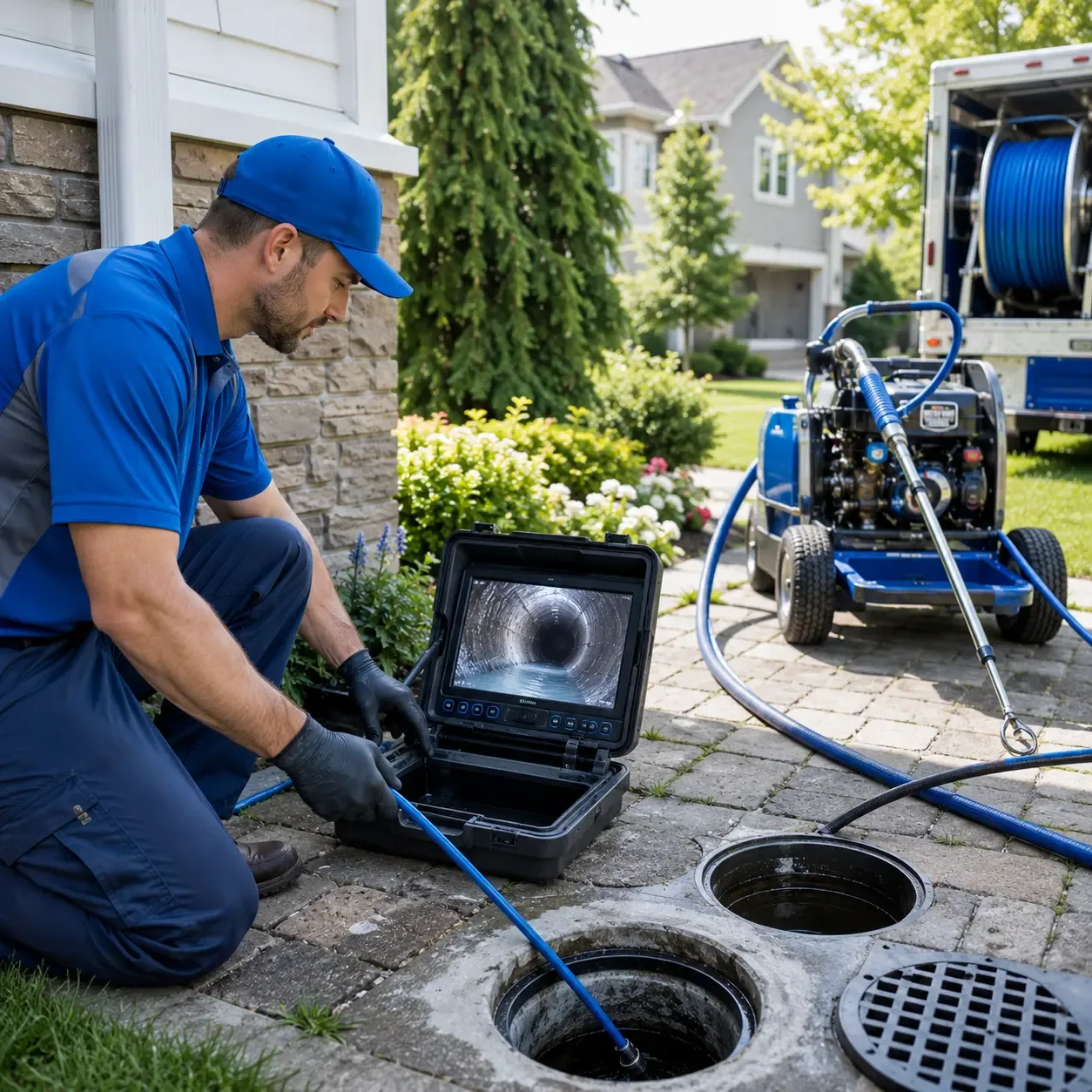 Outdoor drain cleaning professionals serving King William, VA